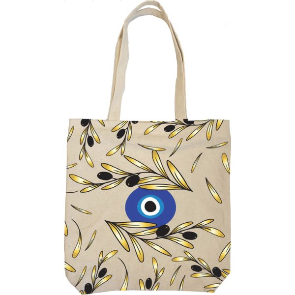 ΤΣΑΝΤΑ ΚΑΜΒΑΣ ΜΕ ΜΑΤΙ ΚΑΙ ΦΥΛΛΑ /43Χ43ΕΚ/ΣΥΣΚ6