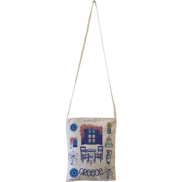 CANVAS BAG GREECE /25Χ30CM