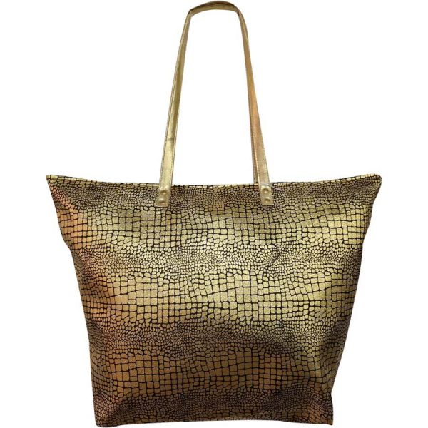 ΤΣΑΝΤΑ ΘΑΛΑΣΣΗΣ ΜΕ ΣΧΕΔΙΟ /55Χ38Χ17ΕΚ /ΧΡΥΣΟ