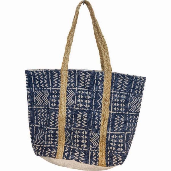 ΤΣΑΝΤΑ ΘΑΛΑΣ. ΨΑΘΙΝΗ ΜΠΛΕ /40Χ60ΕΚ