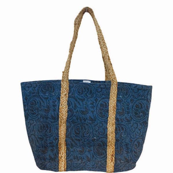 ΤΣΑΝΤΑ ΘΑΛΑΣ. ΨΑΘΙΝΗ ΜΠΛΕ /40Χ60ΕΚ