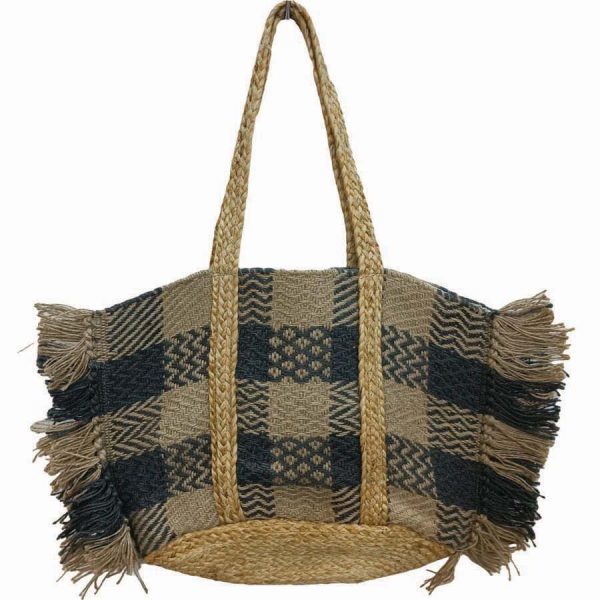 ΤΣΑΝΤΑ ΘΑΛΑΣ. ΨΑΘΙΝΗ ΚΑΡΟ ΜΕ ΦΕΡΜΟΥΑΡ ΜΠΛΕ /30Χ50ΕΚ