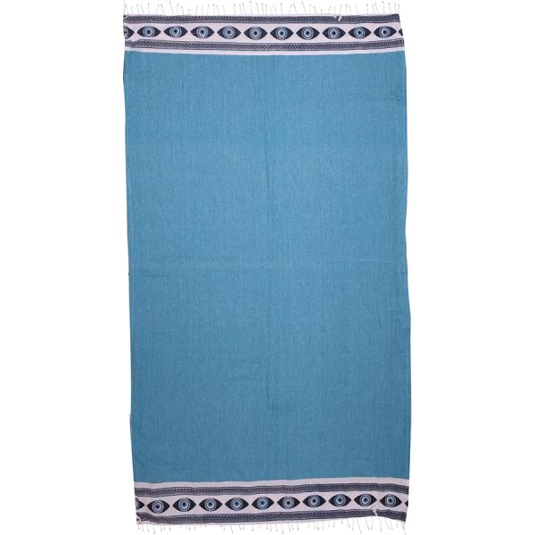 ΠΕΤΣΕΤΑ PESTEMAL ΜΕ ΜΑΤΙ ΓΑΛΑΖΙΟ /90X180EK /ΣΥΣΚ3