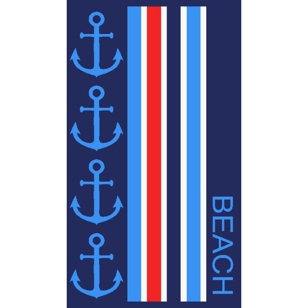 ΠΕΤΣΕΤΑ ΘΑΛΑΣ. ΤΖΑΚΑΡ ΜΕ ΑΓΚΥΡΕΣ BEACH /85Χ160ΕΚ /ΣΥΣΚ3