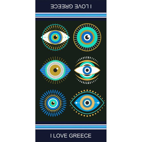 BEACH TOWEL GREECE /75X150CM