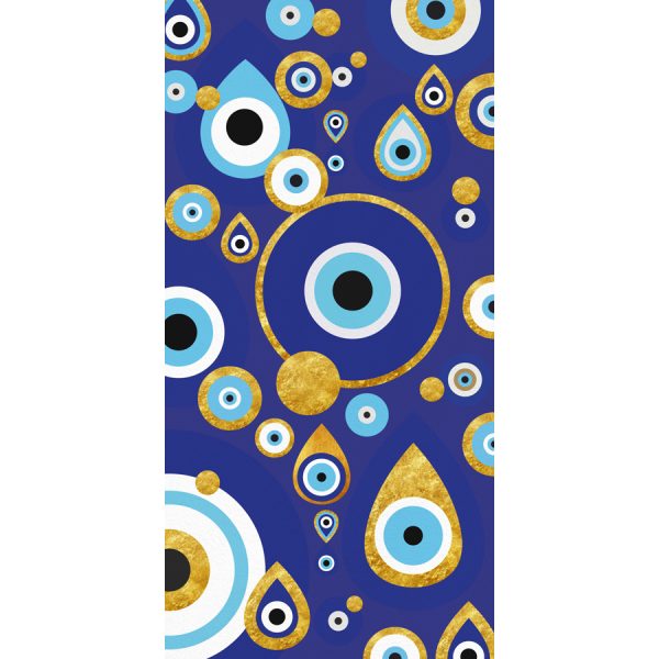 ΠΕΤΣΕΤΑ ΒΕΛΟΥΤΕ ΜΕ ΜΑΤΙΑ ΜΠΛΕ /75X150ΕΚ