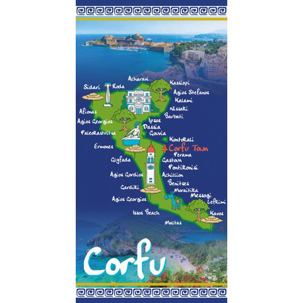 ΠΕΤΣΕΤΑ ΒΕΛΟΥΤΕ ΧΑΡΤΗΣ ΚΕΡΚΥΡΑ /75X150ΕΚ /ΣΥΣΚ3