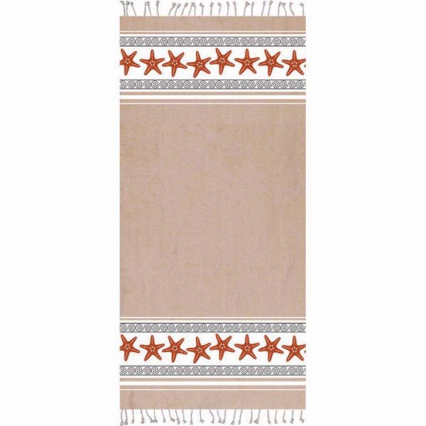 ΠΕΤΣΕΤΑ ΘΑΛΑΣΣΗΣ PESTEMAL ΜΕ ΑΣΤΕΡΙΕΣ ΜΠΕΖ /90Χ180ΕΚ /ΣΥΣΚ3