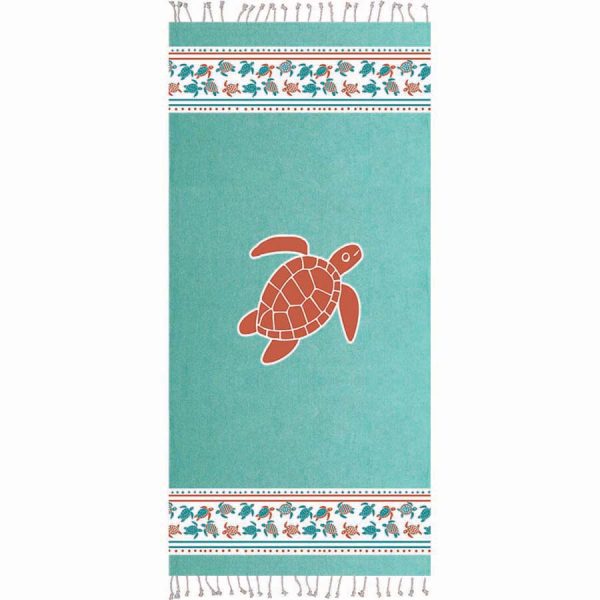 ΠΕΤΣΕΤΑ ΘΑΛΑΣΣΗΣ PESTEMAL ΜΕ ΧΕΛΩΝΑ ΠΡΑΣΙΝΗ /90Χ180ΕΚ /ΣΥΣΚ3