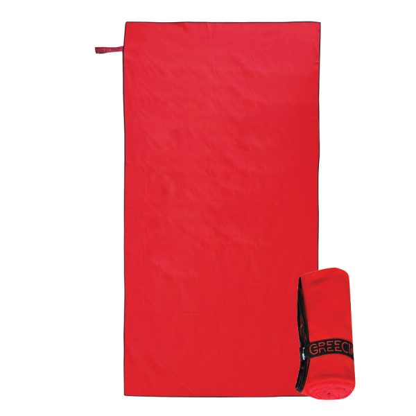 ΠΕΤΣΕΤΑ ΘΑΛΑΣΣΗΣ SUEDE ΚΟΚΚΙΝΟ /80Χ160CM /ΣΥΣΚ3