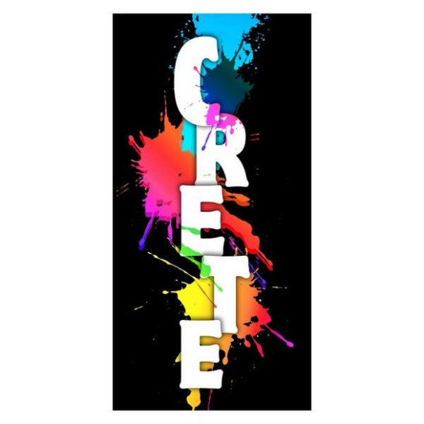 ΠΕΤΣΕΤΑ ΘΑΛΑΣ. MICROFIBER "CRETE" /70Χ140ΕΚ