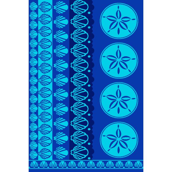 ΠΕΤΣΕΤΑ ΘΑΛΑΣΣΗΣ ΤΖΑΚΑΡ ΚΟΧΥΛΙ ΜΠΛΕ /85X160ΕΚ /ΣΥΣΚ3