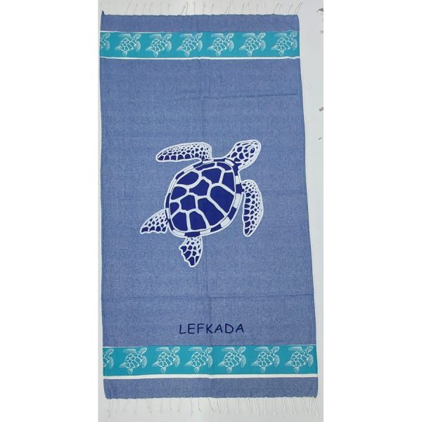 TOWEL PESTEMAL TURTLE LEFKADA /90Χ180CM