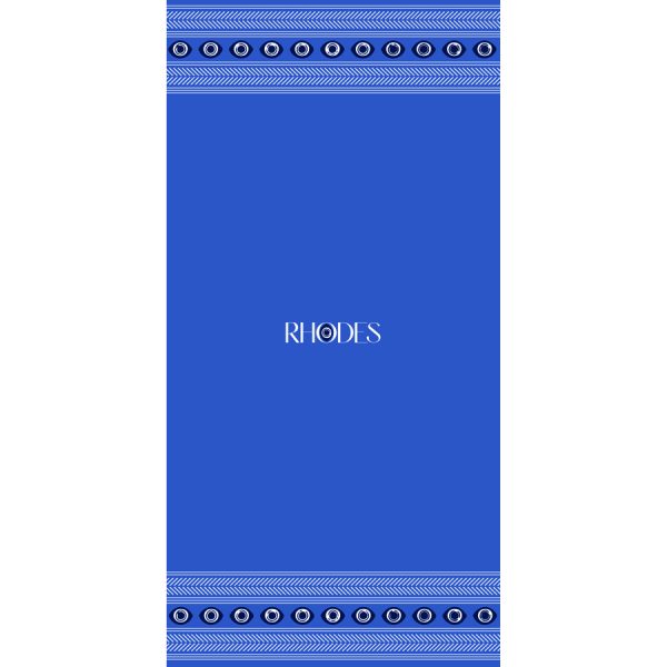 ΠΕΤΣΕΤΑ PESTEMAL ΜΑΤΙ ΡΟΔΟΣ ΜΠΛΕ /90X180ΕΚ