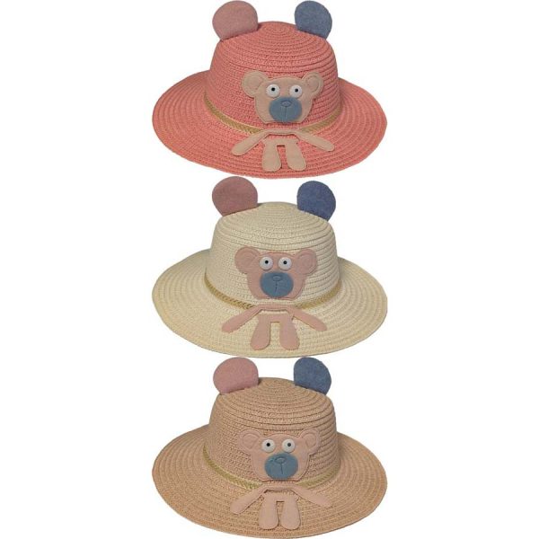 ΚΑΠΕΛΟ ΠΑΙΔΙΚΟ ΨΑΘΙΝΟ ΜΕ ΑΡΚΟΥΔΑΚΙ 3ΧΡΩΜ /No 50-52 /ΣΥΣΚ6