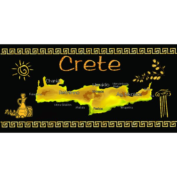 BEACH TOWEL CRETE  75X150CM