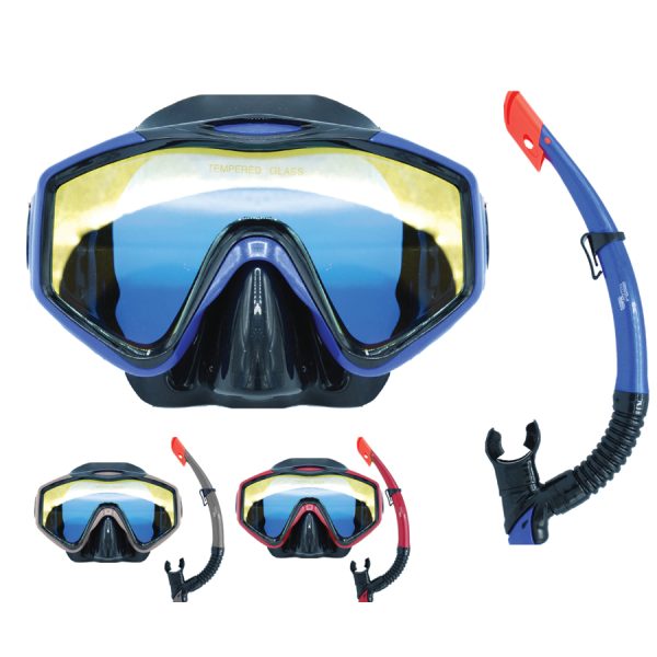 ΜΑΣΚΑ-ΑΝΑΠΝΕΥΣΤΗΡΑΣ ΣΕΤ "36117"3ΧΡΩΜ /ΣΥΣΚ6