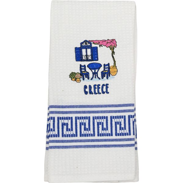 ΠΟΤΗΡΟΠΑΝΟ ΜΕ ΚΑΦΕΝΕΙΟ GREECE ΜΠΛΕ /40Χ60ΕΚ /ΣΥΣΚ12