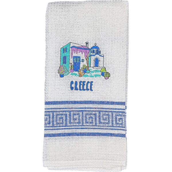 ΠΟΤΗΡΟΠΑΝΟ ΜΕ ΕΚΚΛΗΣΙΑ GREECE ΜΠΛΕ /40Χ60ΕΚ /ΣΥΣΚ12