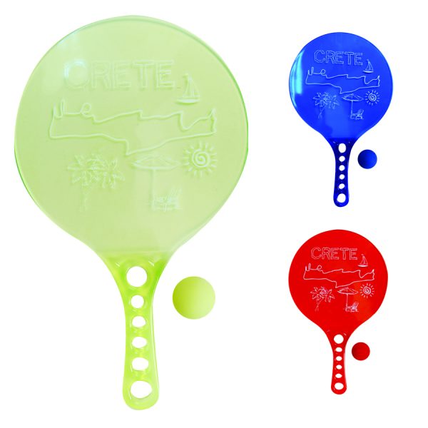 ΡΑΚΕΤΕΣ ΠΛΑΣΤΙΚΕΣ ΜΕ ΜΠΑΛΑΚΙ 3ΧΡΩΜ /34Χ20ΕΚ