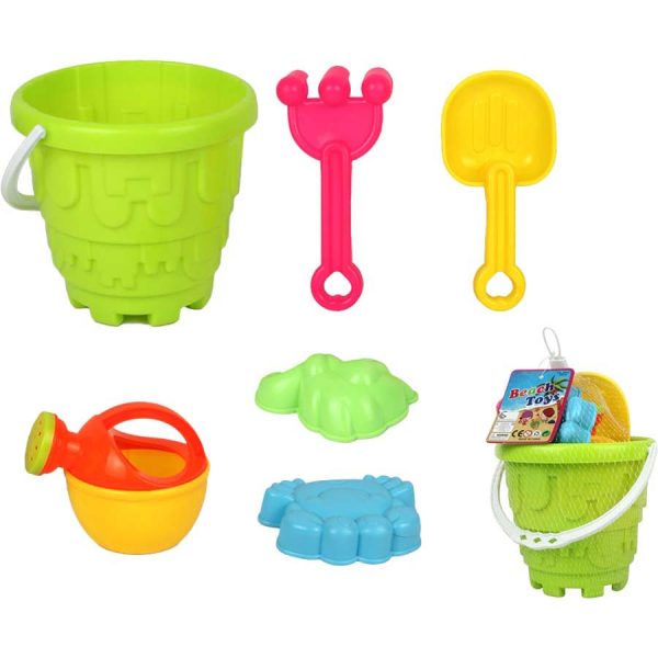 BEACH BUCKET SET6 /14Χ14Χ24CM