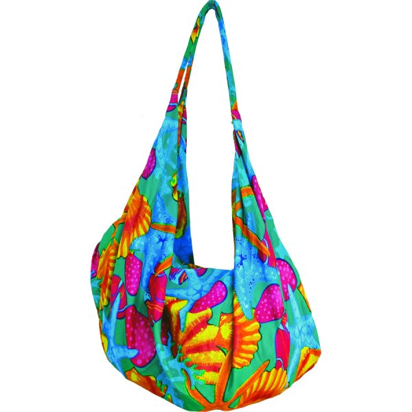 ΤΣΑΝΤΑ ΘΑΛΑΣΣΗΣ ΜΕ ΛΟΥΛΟΥΔΙΑ ΠΟΛΥΧΡΩΜΟ /ONE SIZE