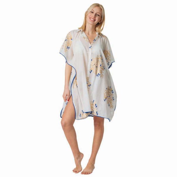 FOIL PRINT KAFTAN SHIRT