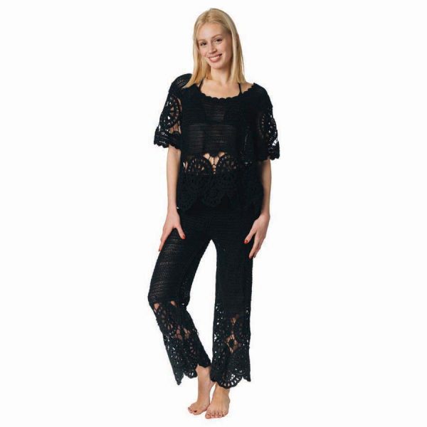 ΣΕΤ ΠΑΝΤΕΛΟΝΙ-ΜΠΛΟΥΖΑ ΔΑΝΤΕΛΑ ΜΕ ΠΛΕΚΤΟ ΤΕΛΕΙΩΜΑ ΜΑΥΡΟ