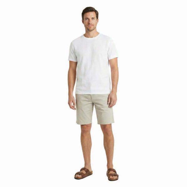 ΒΕΡΜΟΥΔΑ ΑΝΔΡΙΚΗ ΛΕΥΚΟ /No S-2XL /ΣΥΣΚ6