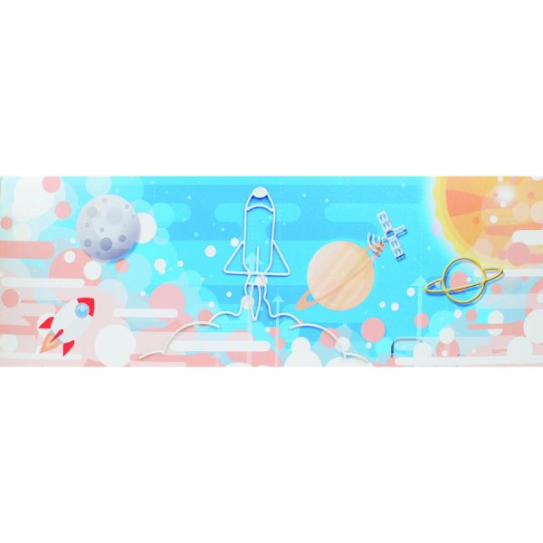 ΠΙΝΑΚΑΣ ΣΕ ΚΑΜΒΑ ΔΙΑΣΤΗΜΑ/ΜΠΛΕ/30Χ90Χ2ΕΚ