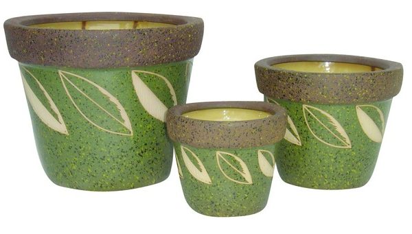 CERAMIC POT  14,5Χ14,5Χ12CM