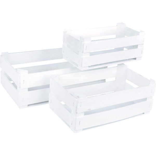 ΚΑΦΑΣΙ ΞΥΛΙΝΟ ΠΑΡΜΟ ΣΕΤ3 /25,5Χ15,5Χ10-23Χ13Χ9-19,5Χ10,5Χ8ΕΚ/ΛΕΥΚΟ