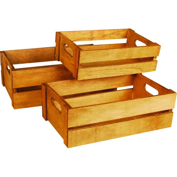 ΤΕΛΑΡΟ ΞΥΛΙΝΟ ΣΕΤ3 /30,5Χ18,5Χ10,5-27,5Χ16,5Χ9-24,5Χ14,5Χ7,5ΕΚ/ΚΑΦΕ