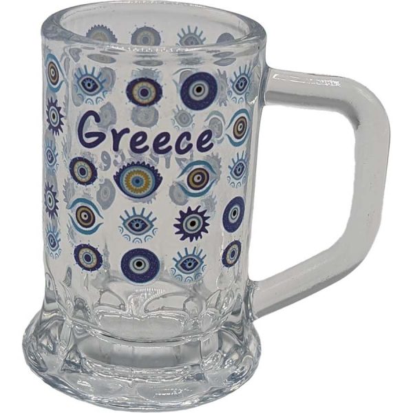 SHOT GLASS WITH EYES GRRECE /6Χ4,5CM