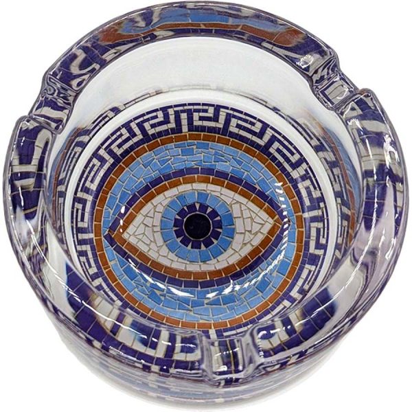 ΤΑΣΑΚΙ ΓΥΑΛΙΝΟ  ΜΑΤΙ ΜΑΙΑΝΔΡΟΣ /8,5CM /ΣΥΣΚ6