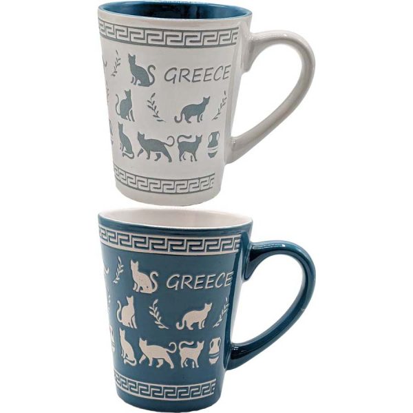 ΚΟΥΠΑ ΚΕΡΑΜΙΚΗ ΜΕ ΓΑΤΕΣ ΤΥΡΚΟΥΑΖ /8,7Χ10,6ΕΚ /ΣΥΣΚ12