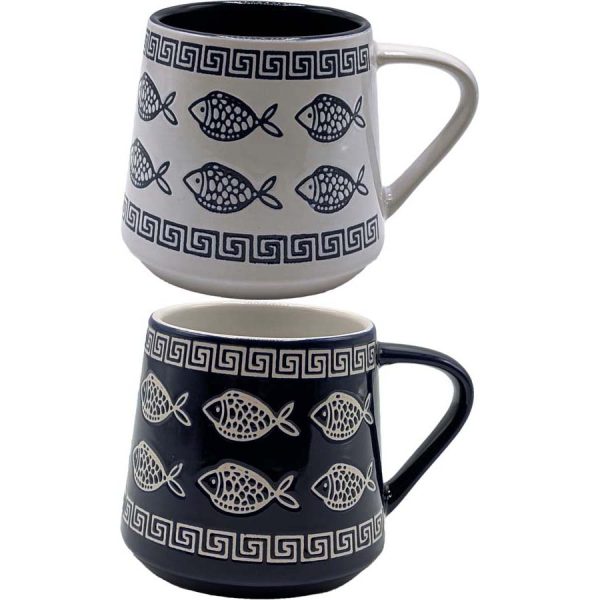 ΚΟΥΠΑ ΚΕΡΑΜΙΚΗ ΜΕ ΨΑΡΑΚΙΑ ΜΠΛΕ /7,5Χ8,7ΕΚ /ΣΥΣΚ12