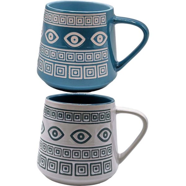 ΚΟΥΠΑ ΚΕΡΑΜΙΚΗ ΜΕ ΜΑΤΙΑ ΜΑΙΝΑΔΡΟΣ ΤΥΡΚΟΥΑΖ /7,5Χ8,7ΕΚ /ΣΥΣΚ12