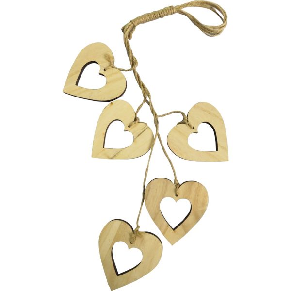 HANGING DECORATION HEART  48CM